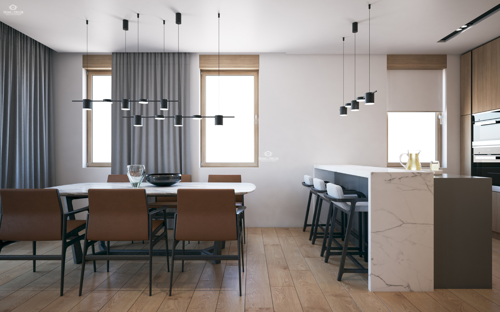 Small Studio kitchen interior