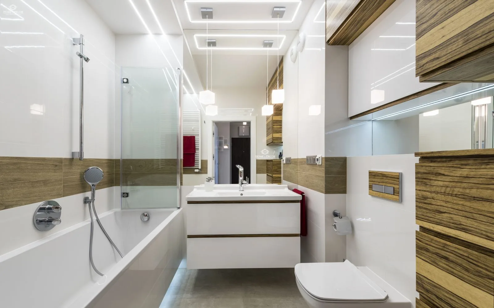 cool white elegant bathroom design