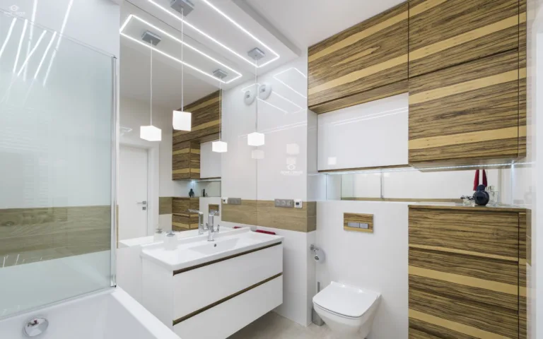 cool white elegent bathroom interior design