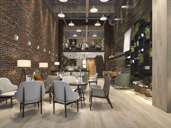 modern cafe interior design