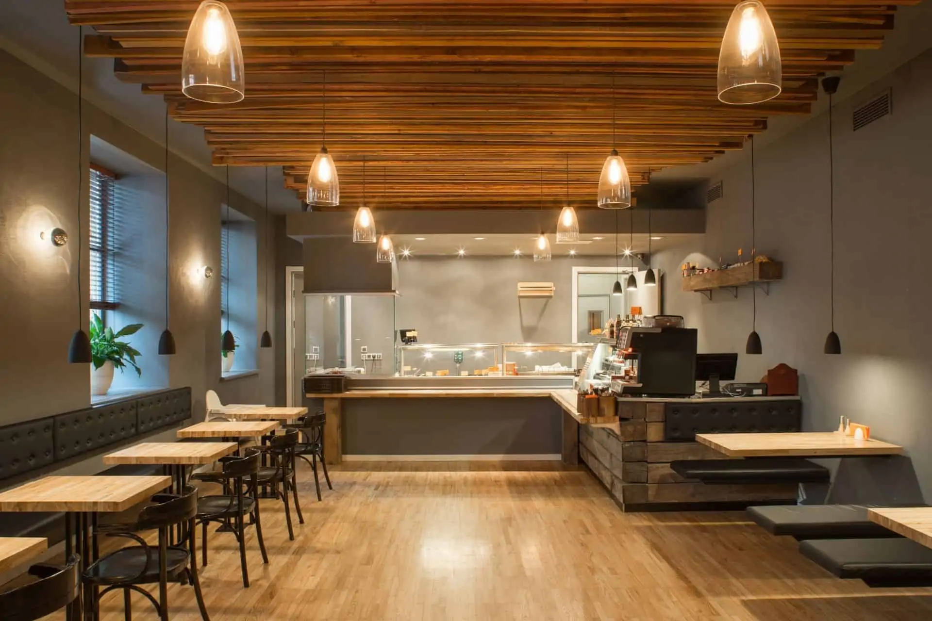 modern cafe interior design