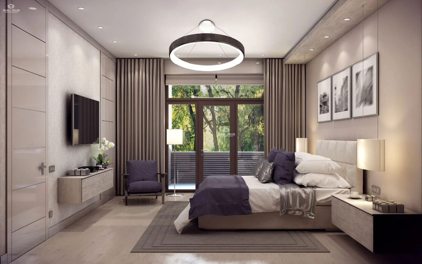 modern grey bedroom designs