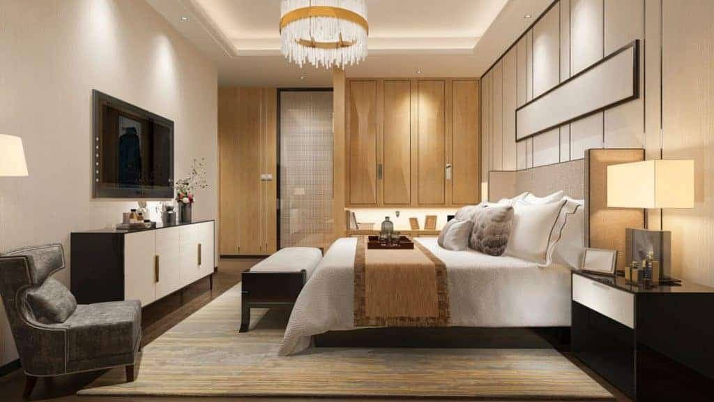 Modern bedroom Interior Designers In Goa