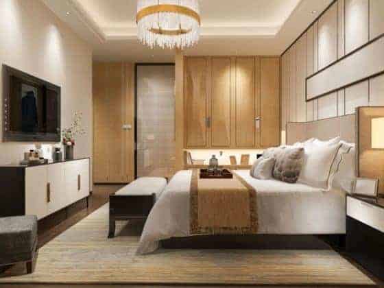 Modern bedroom Interior Designers In Goa