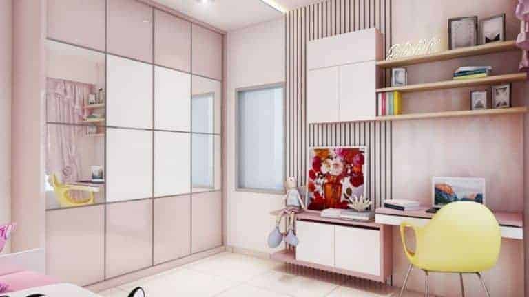 elegent girls bedroom interior design
