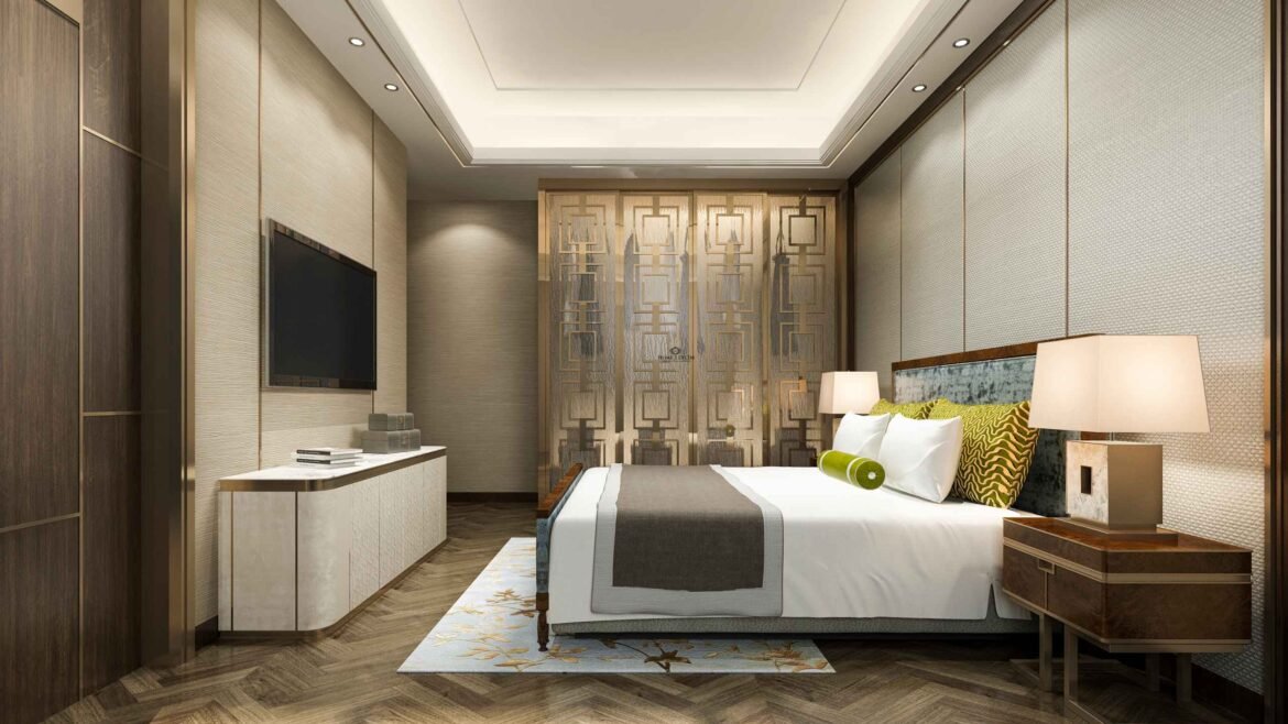 Chic Modern bedroom luxurious