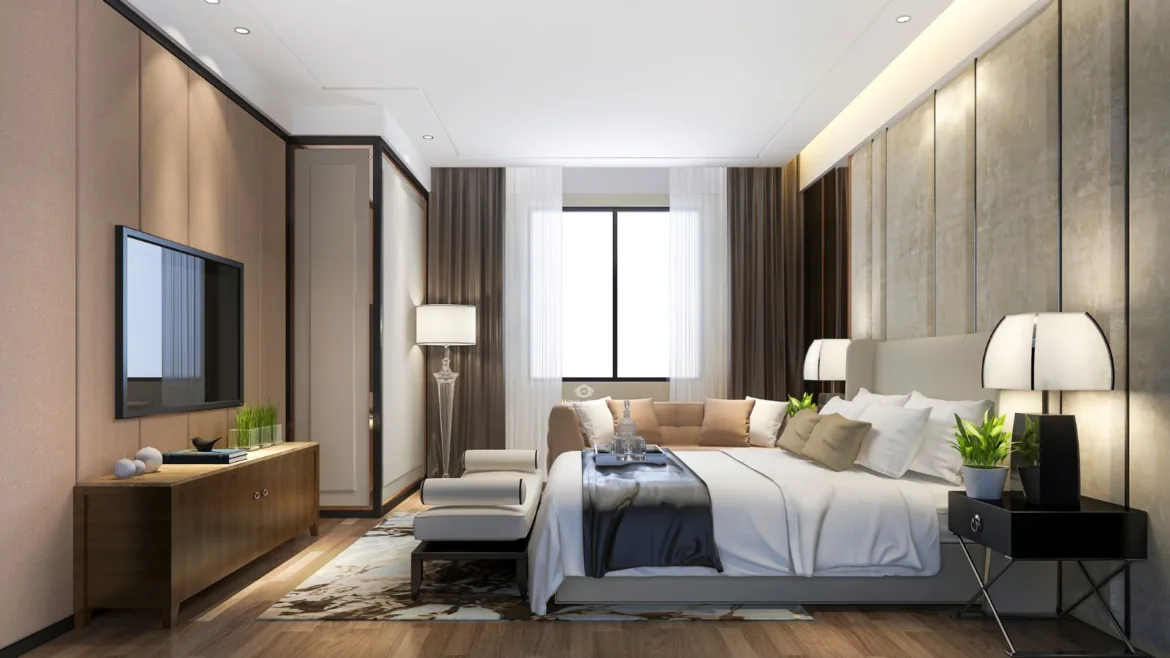 Mid-Century Modern bedroom design