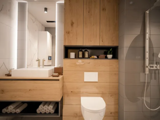 Modern Scandinavian bathroom