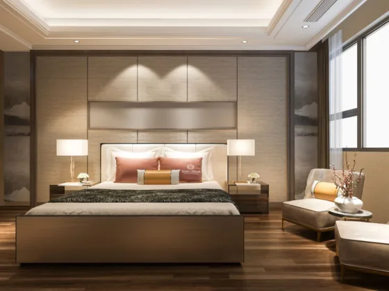 Scandinavian modern Bedroom interior