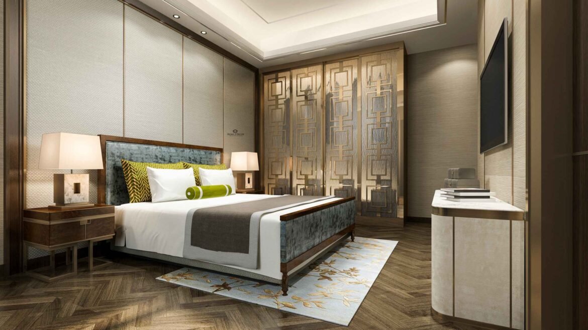 Shabby Chic Modern bedroom luxurious