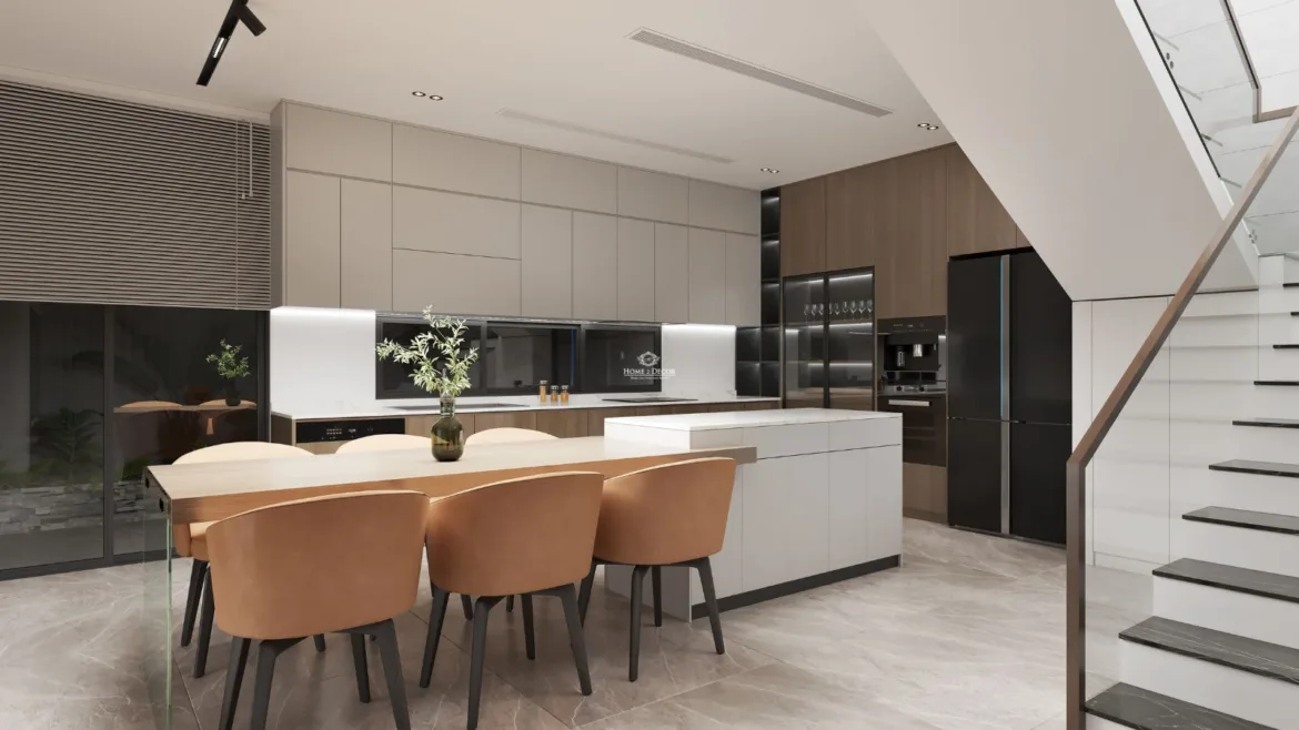 Shabby Chic Modern kitchen interior