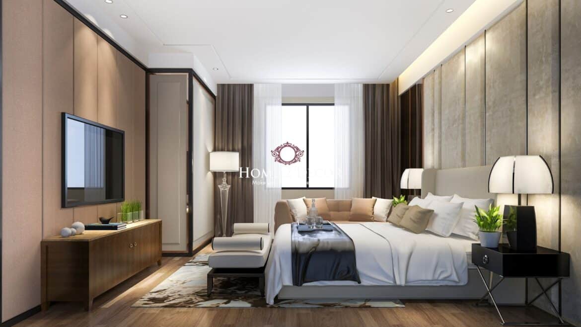 Shabby Chic Modern luxurious modern bed room interiors