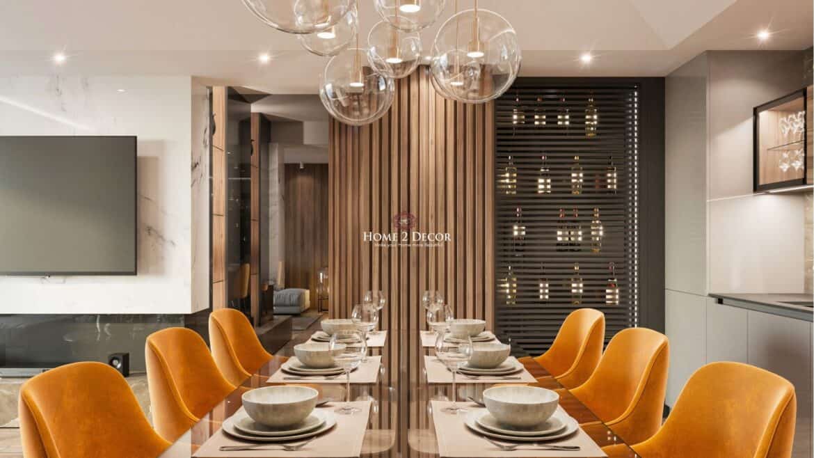 Stunning Beauty Of modern luxury dining set