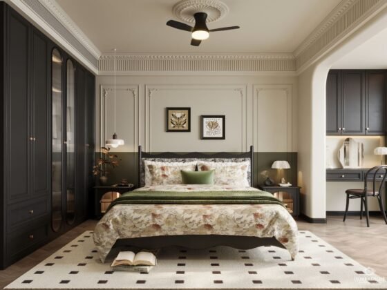 Nordic style bedroom