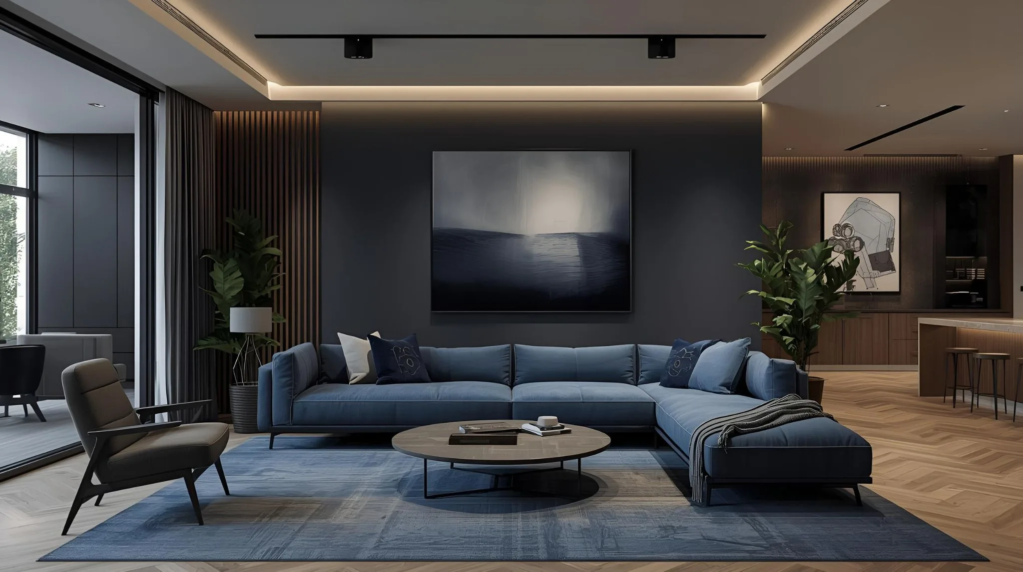 Rich Blues Make a Comeback Midnight, Denim and Slate