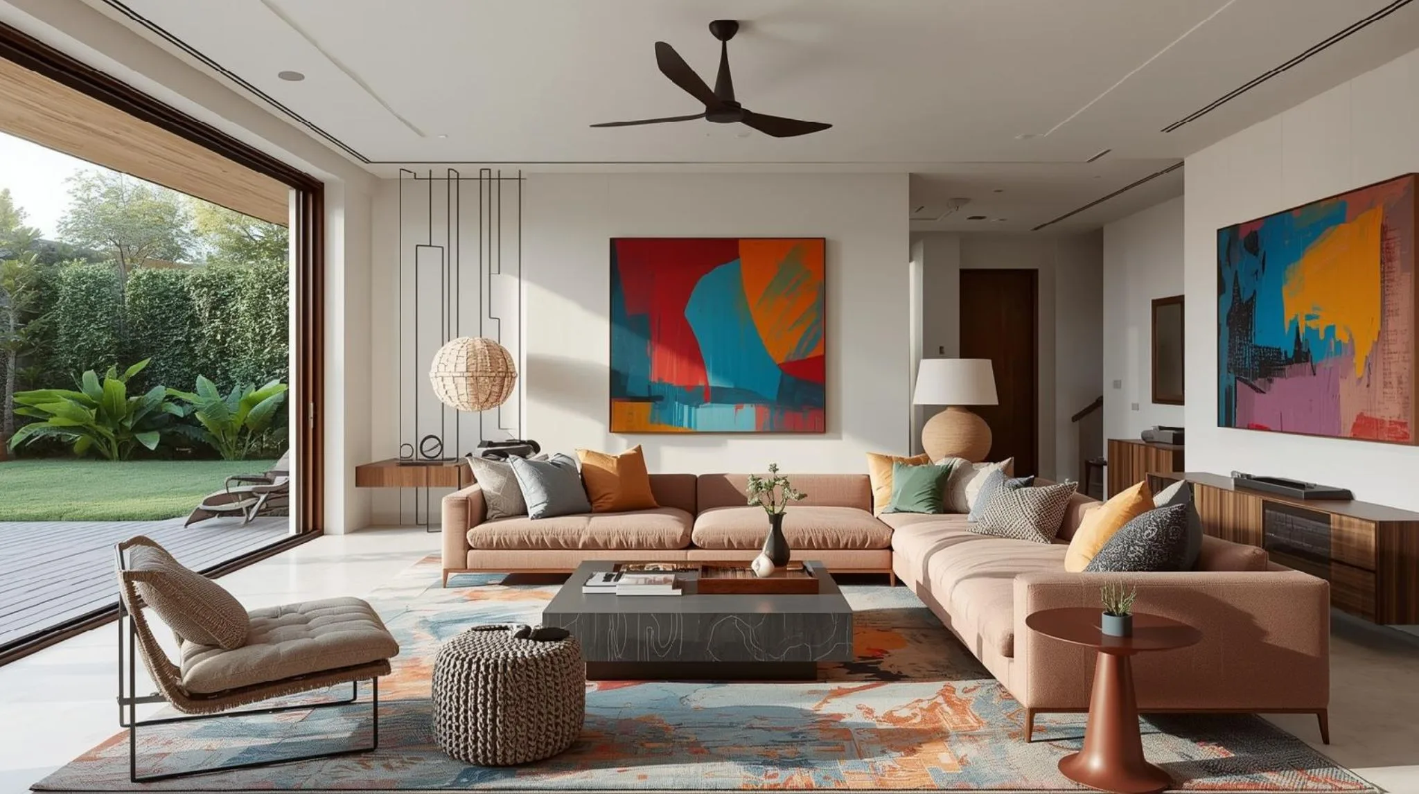 Bold Colors and Textures A Statement Approach