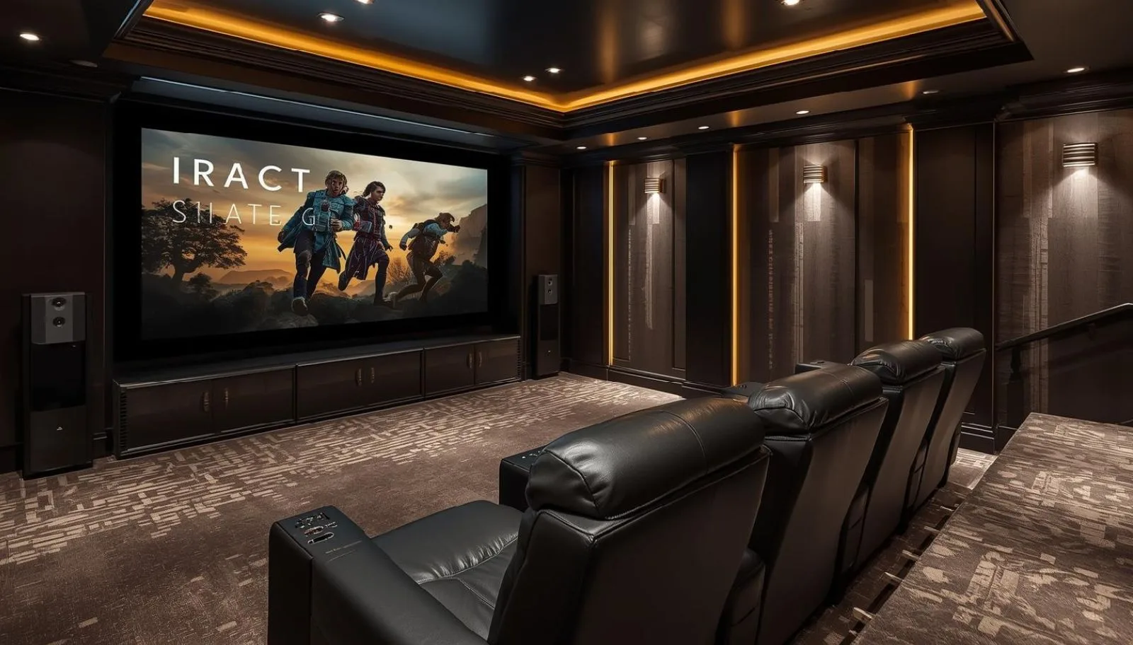 Acoustic Treatment Cost for home theater interior services