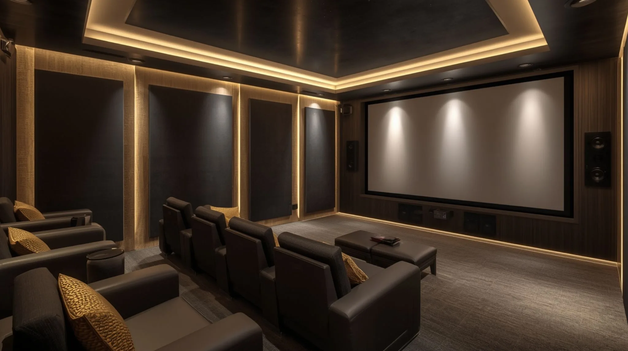 Install a Large Projection Screen