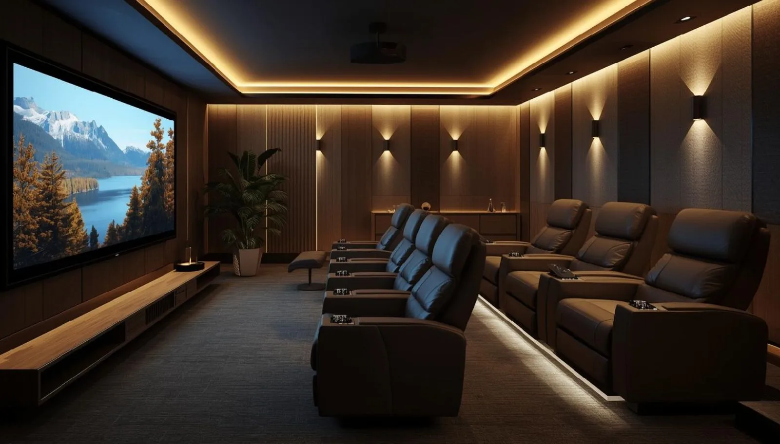 Interior Design Cost for home theater