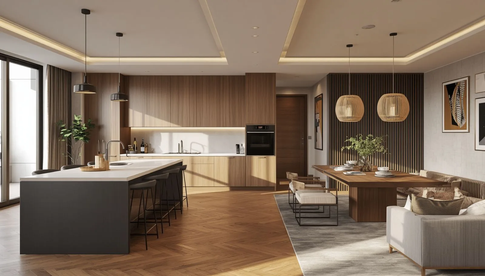 Modern Island Kitchens design for home and villa interior