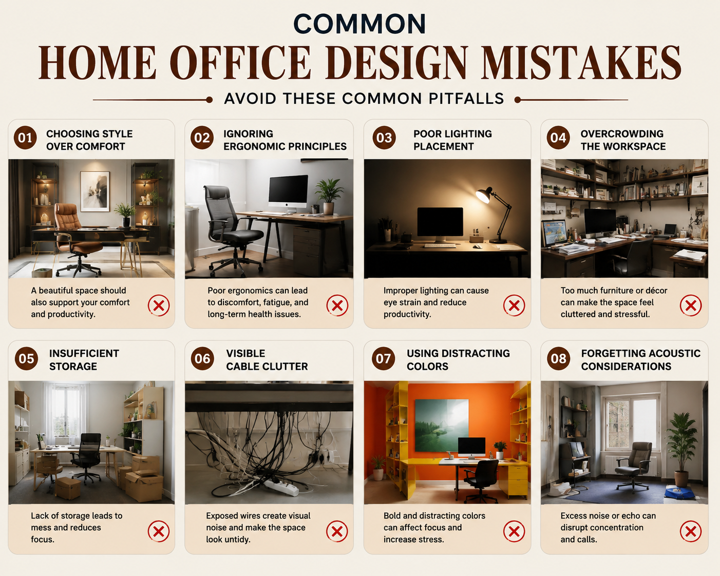Common Home Office Design Mistakes