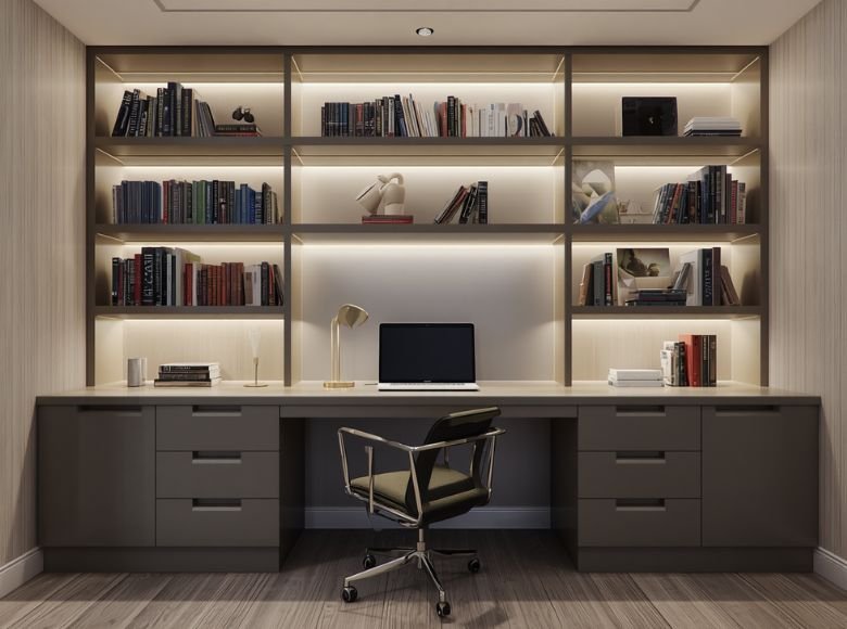 Compact Home Office Design for Apartments