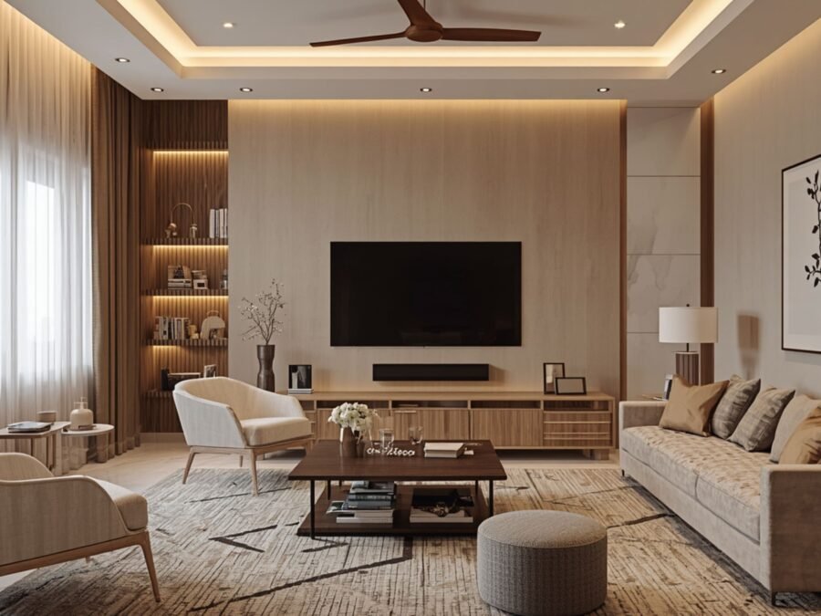 Modern Living Room Interior Design Ideas for India Homes