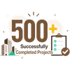 500 Projects Done