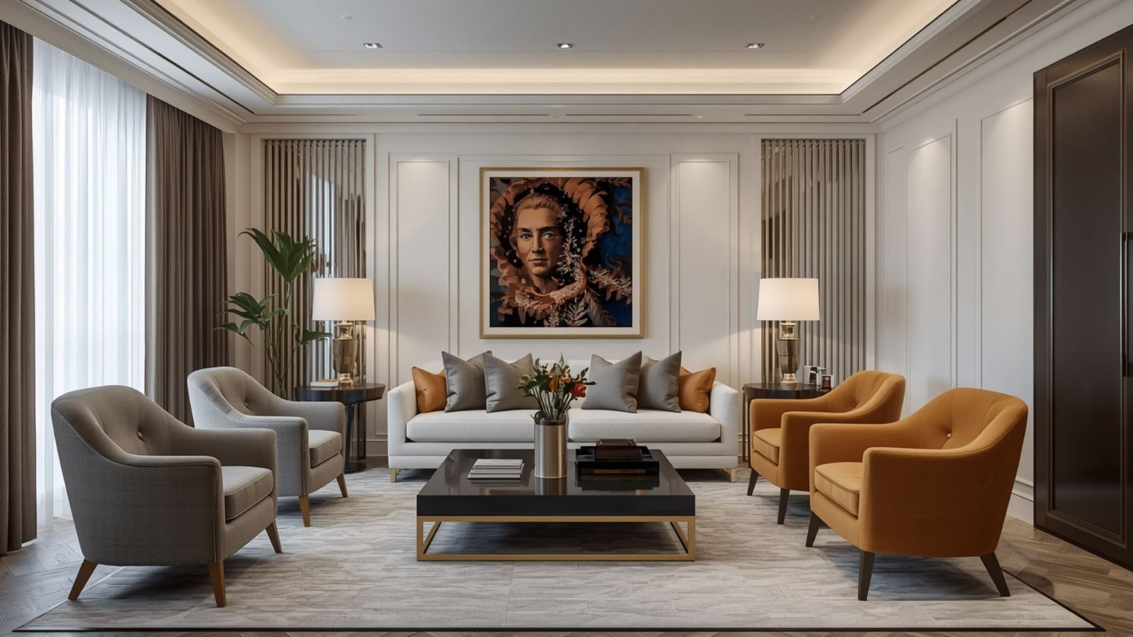 Create a Sophisticated Warm-Minimalist Living Room