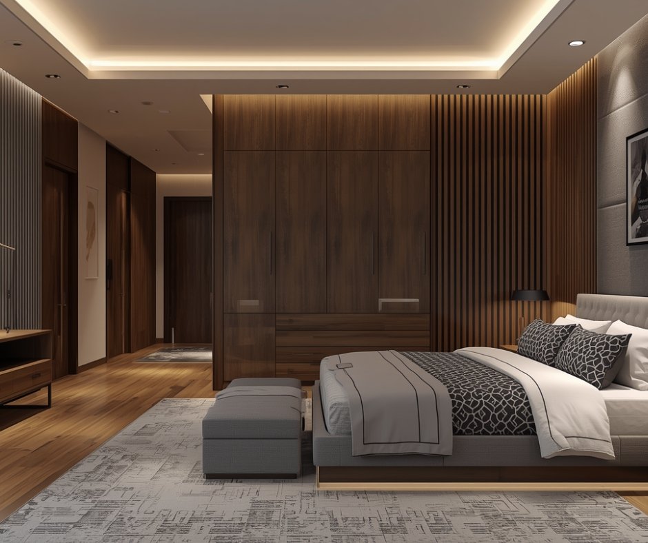 Designer Bedrooms & Custom Wardrobes design service by home2decor all over in india