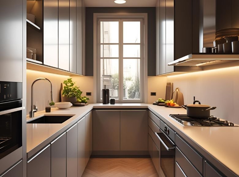 Parallel Modular Kitchens service provide by Home2decor