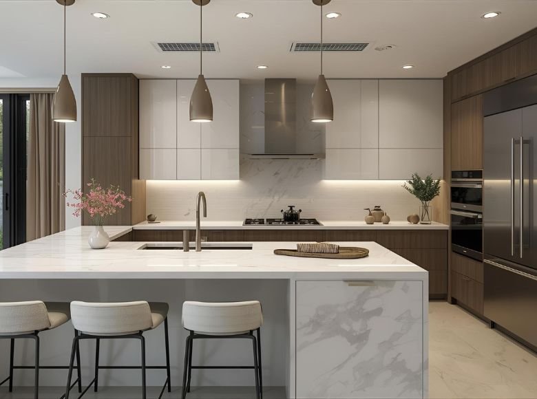 U shaped Kitchen Designs