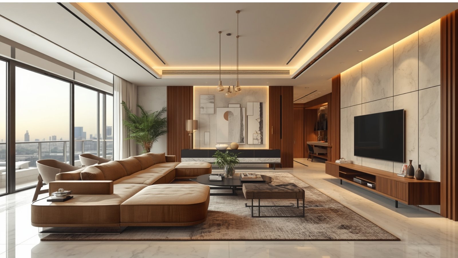 Personalized interior design for a modern home featuring custom furniture, meaningful artwork, family dƩcor, and personal style