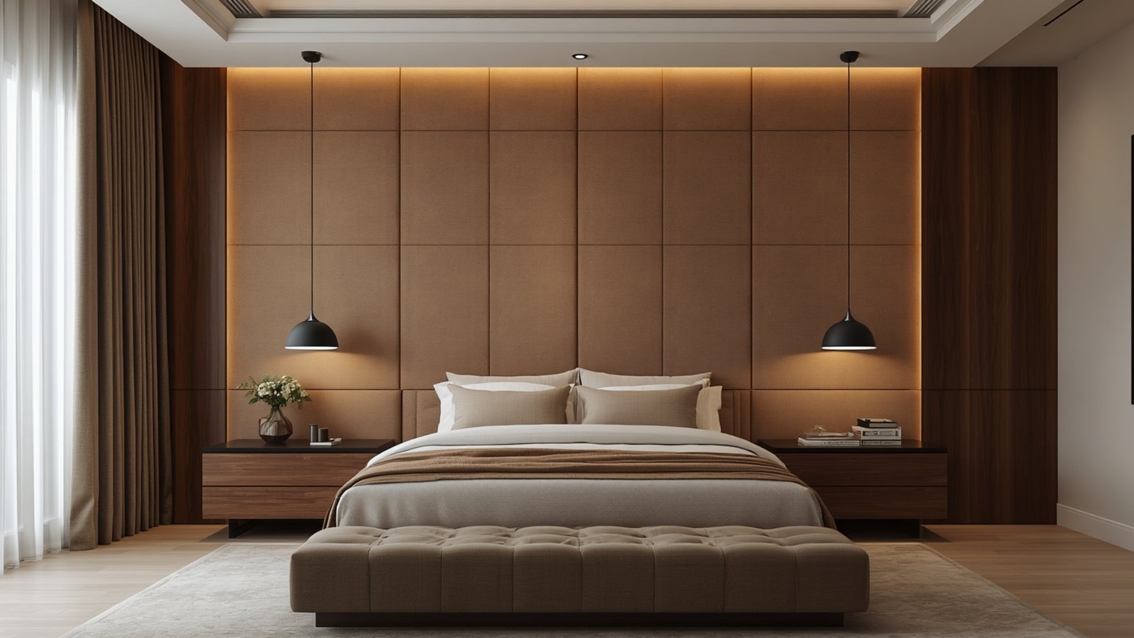 Small bedroom interior design ideas with space-saving furniture, smart storage, light colours, and functional décor