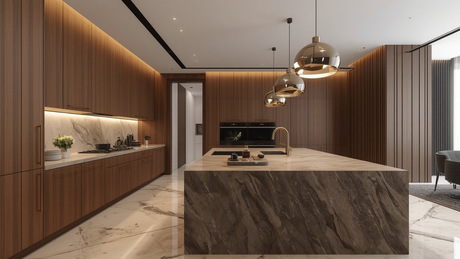 Small kitchen design ideas for Andheri flats featuring space-saving cabinets, smart storage, and a modern modular kitchen layout