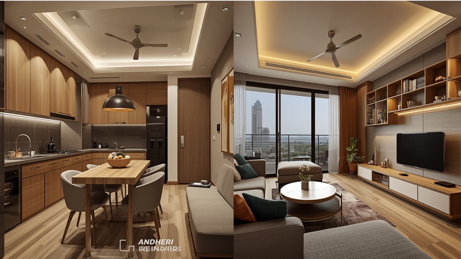 Space-saving ideas for a 1BHK in Andheri using multifunctional furniture, smart storage, and efficient space planning