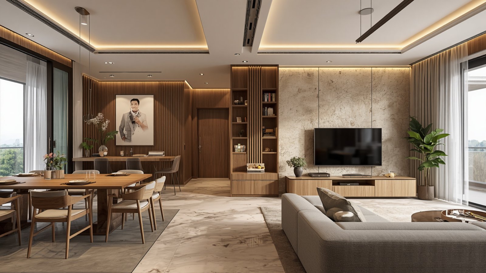 2BHK home interior design planning