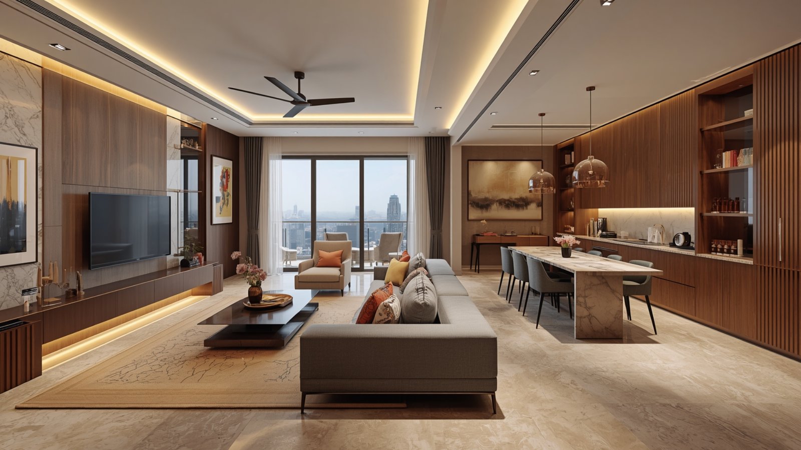 3BHK interior design cost in Pune