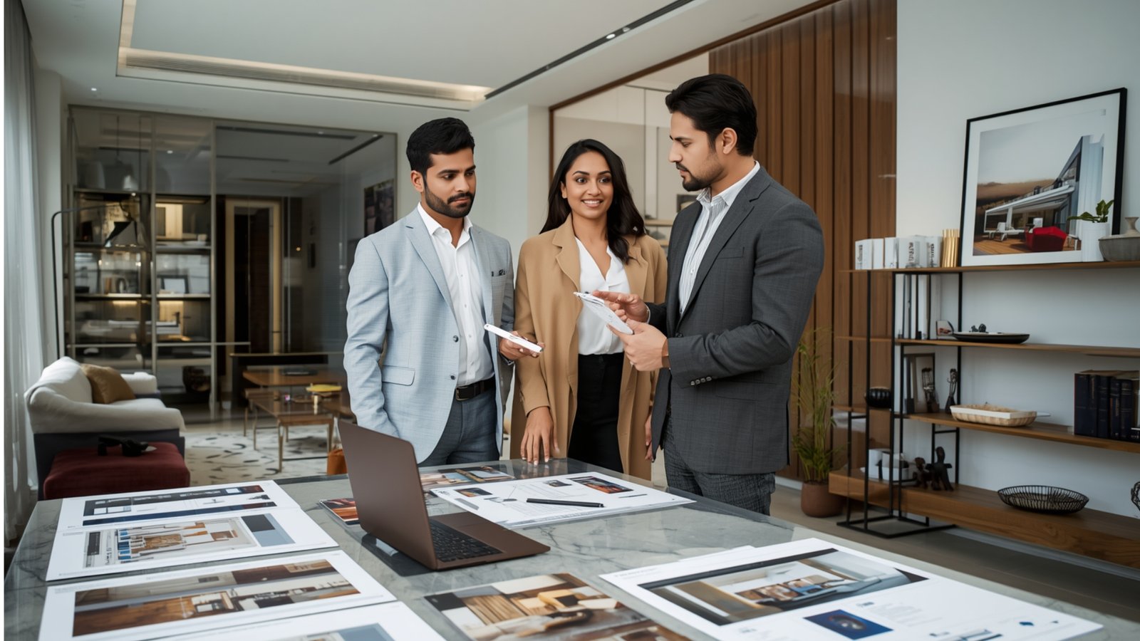 Affordable home interior design in Ranchi featuring budget furniture, modular kitchen, storage solutions, and simple modern décor