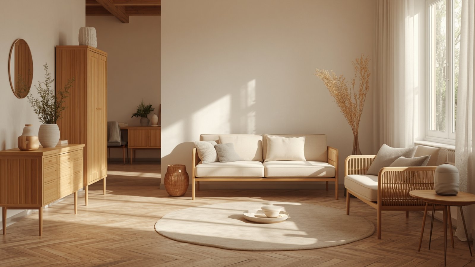 Modern home interior with a consistent design theme in Pune