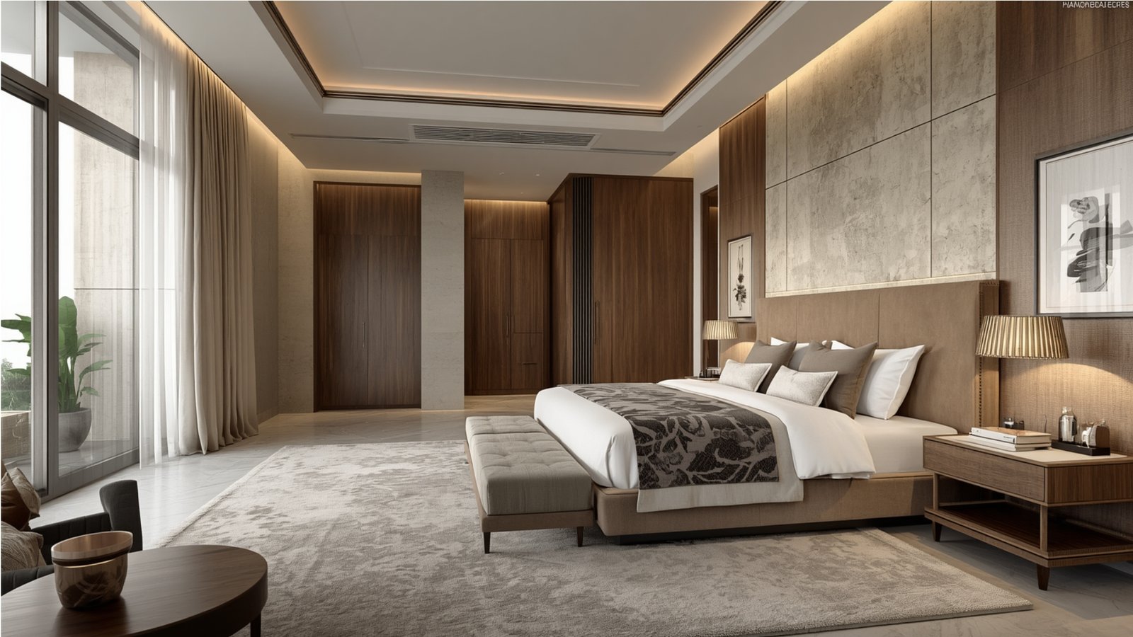 Flexible second bedroom interior design in Pune