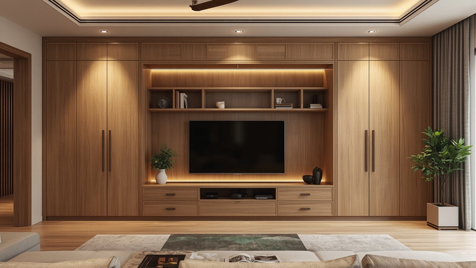 Hidden and built-in storage ideas for modern homes with customized cabinets, concealed compartments, and space-saving furniture