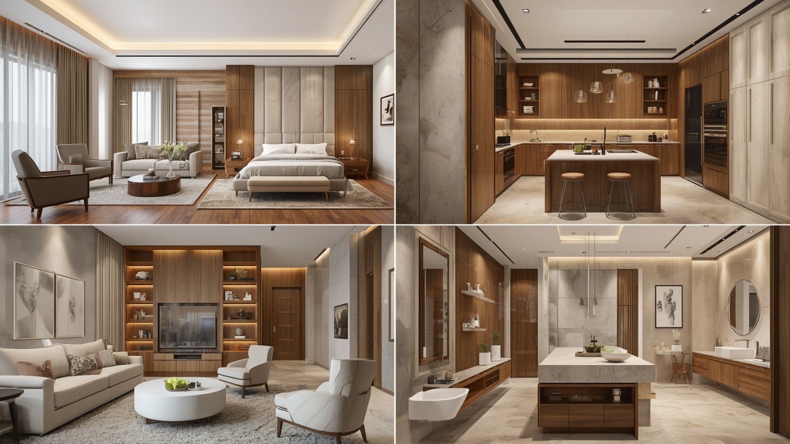 Services offered by affordable interior designers including space planning, furniture design, storage solutions, and home décor