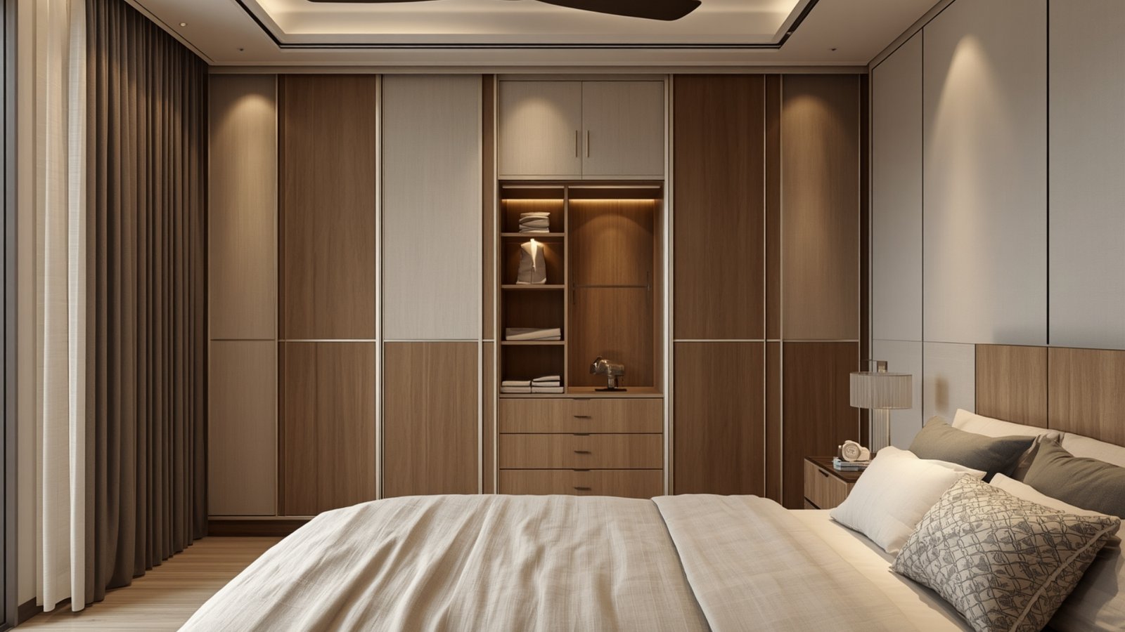 Wardrobe cost in Borivali for modern bedrooms with customized storage, premium finishes, and stylish wardrobe designs