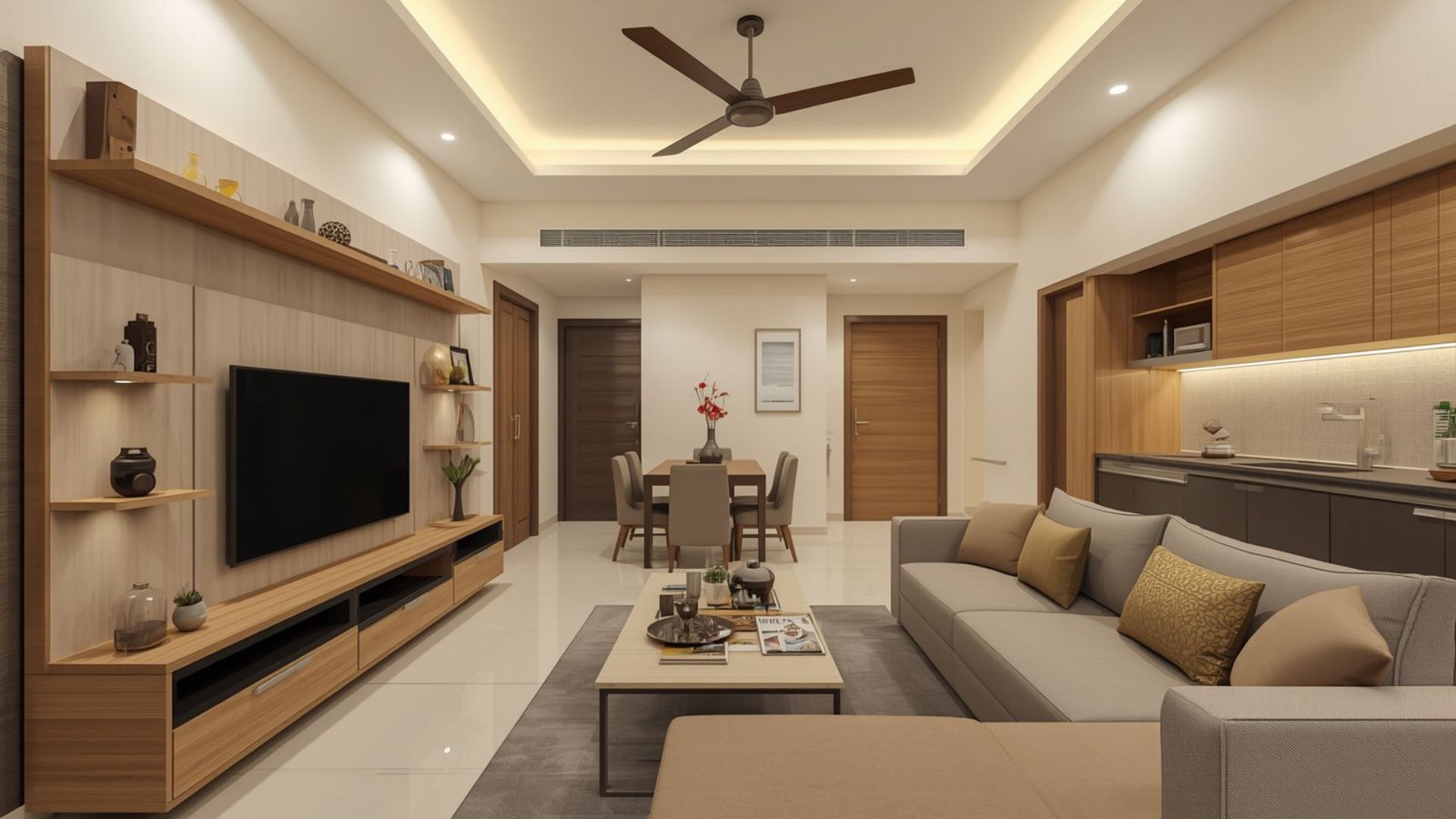 Interior Design Cost for a 2BHK Home in Ranchi