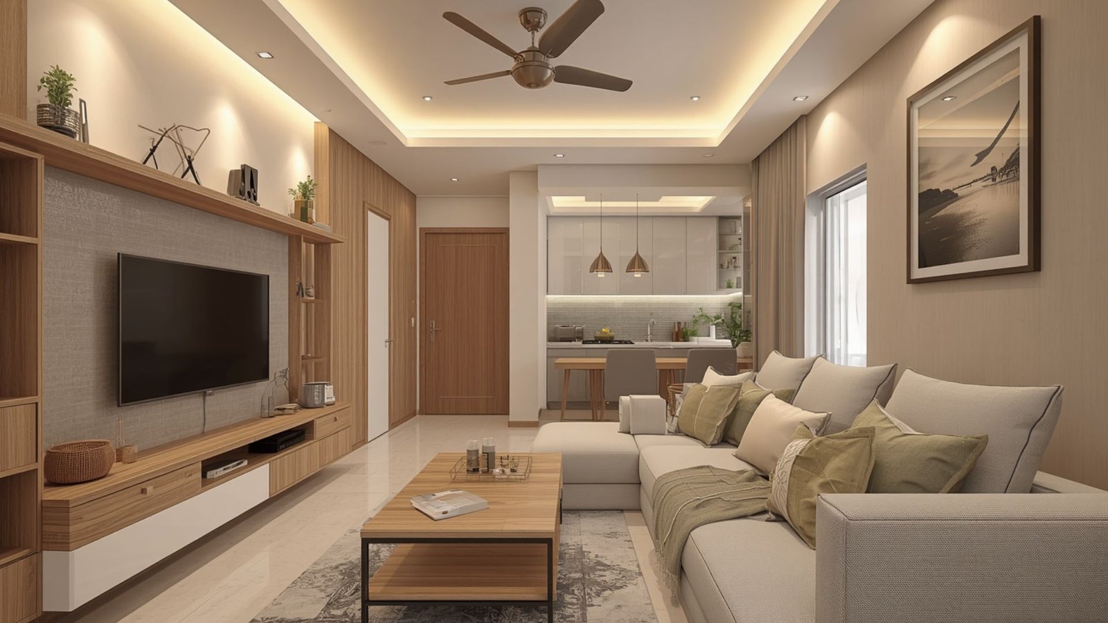 Interior Design Cost for a 3BHK Home in Ranchi
